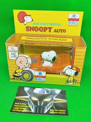 Snoopy auto die cast - snoopy,