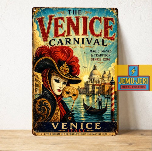 Insegna metallo venezia - insegna,