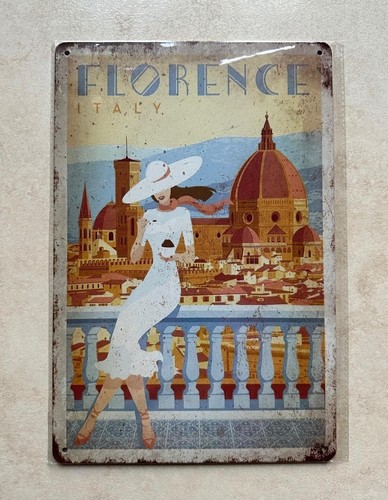 Firenze italia insegna metallo - insegna,