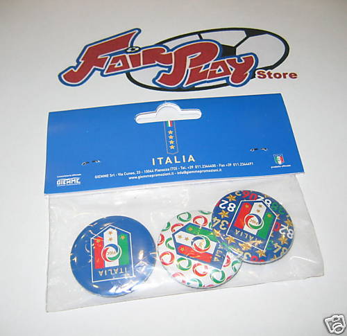 Italia set badge metallo - set, 3